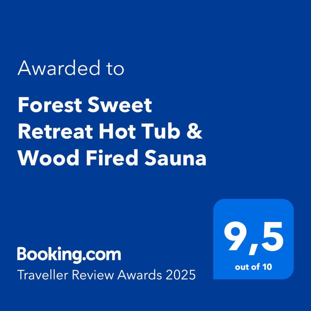 Forest Sweet Retreat Hot Tub & Wood Fired Sauna 尤克卢利特 外观 照片