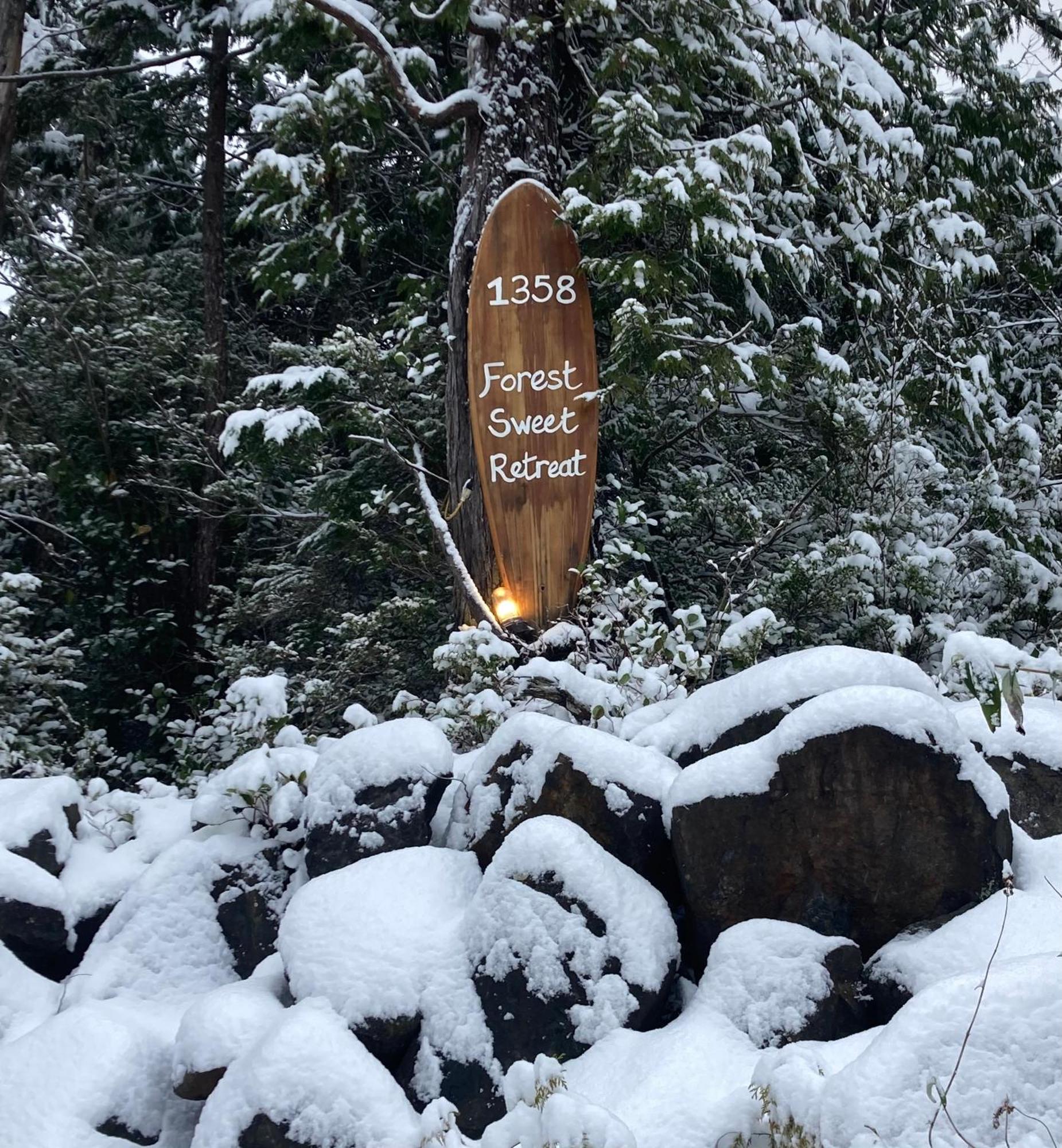 Forest Sweet Retreat Hot Tub & Wood Fired Sauna 尤克卢利特 外观 照片